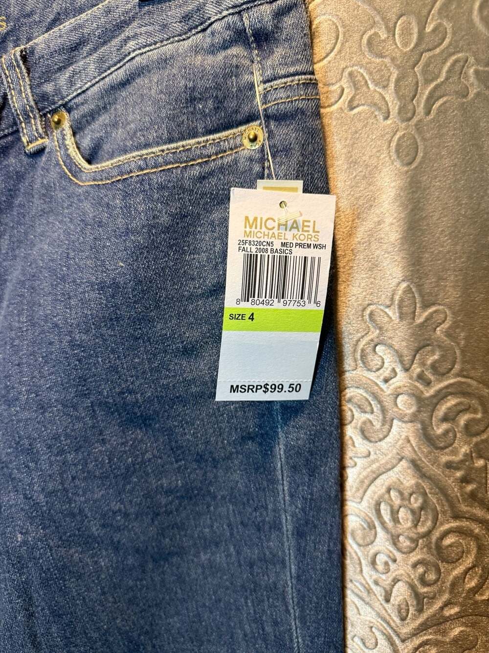 Michael Kors Sausalito Jeans Size 4 - Picture 2 of 4
